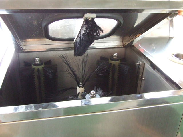 Lavatrice semiautomatica per bottiglie d'acqua con secchio da 5 galloni