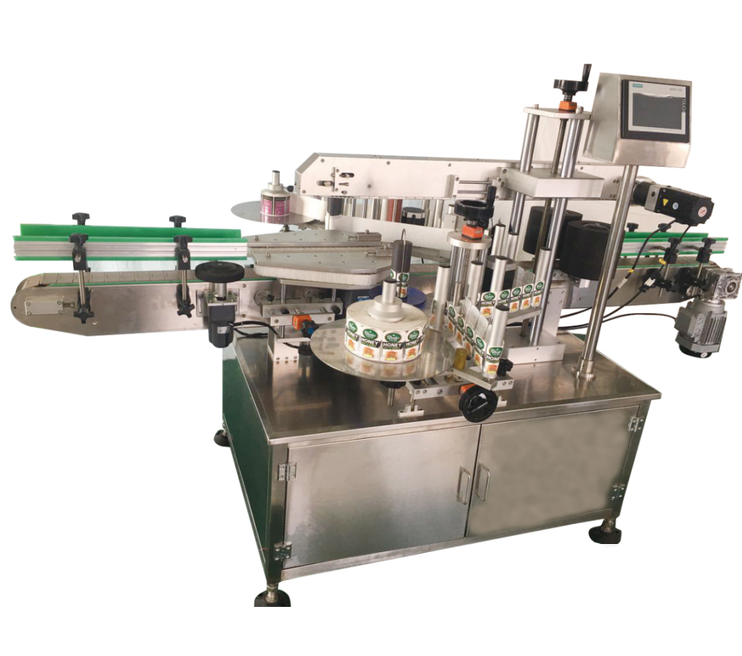 Double Sides Round Square Bottle Linear Adhesive Sticker Labeling Machine(DTB-100)