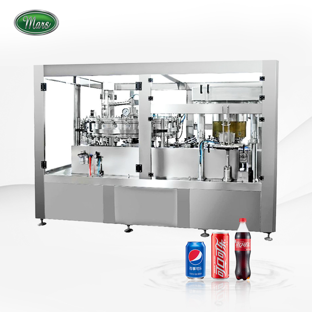 Aggraffatrice per riempitrice di lattine in alluminio per bibite gassate (GDF24-6)